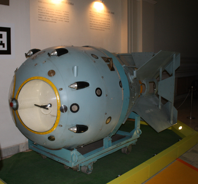 Модель первой советской атомной бомбы